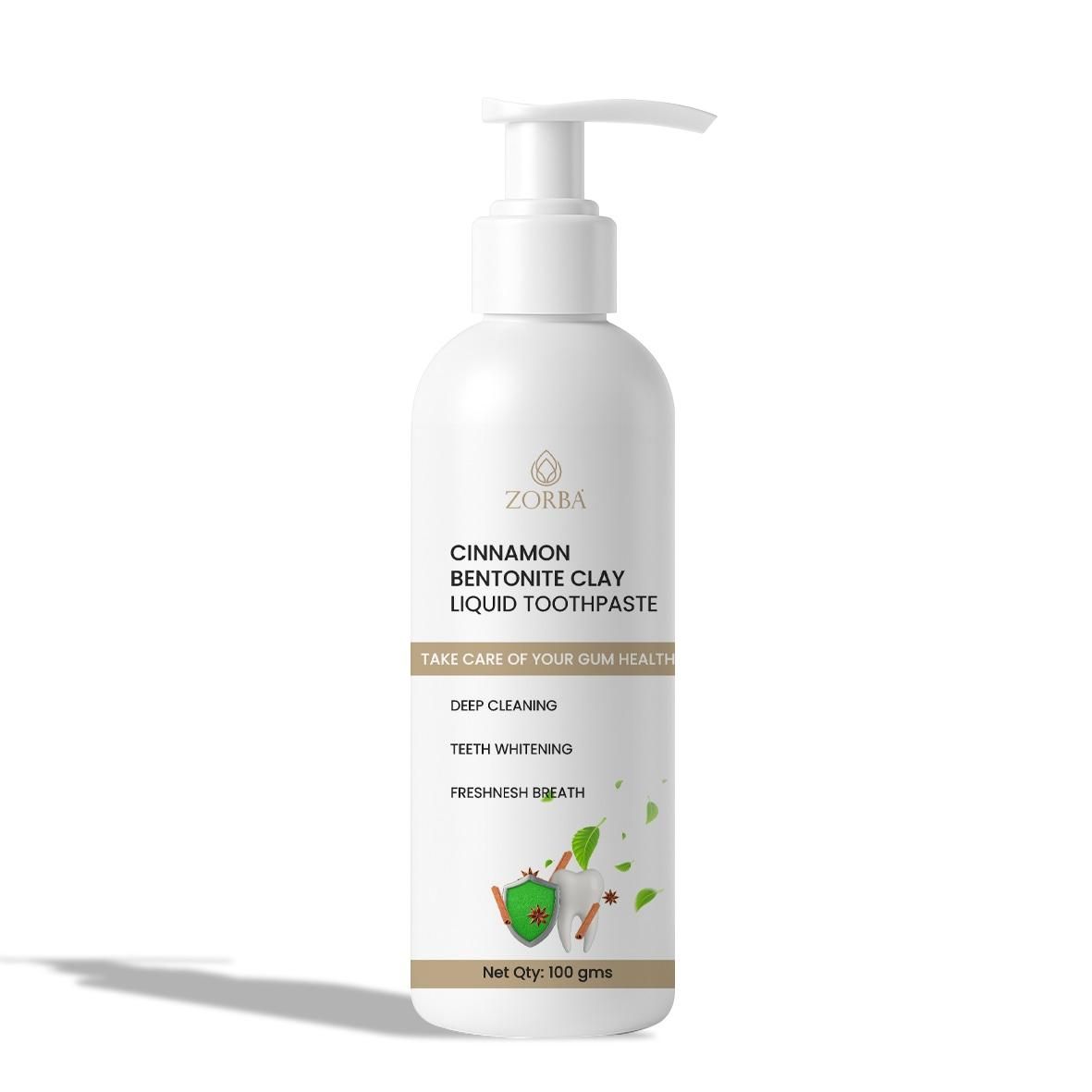 Cinnamon Bentonite Clay Liquid Toothpaste 100 ml Pack of 1